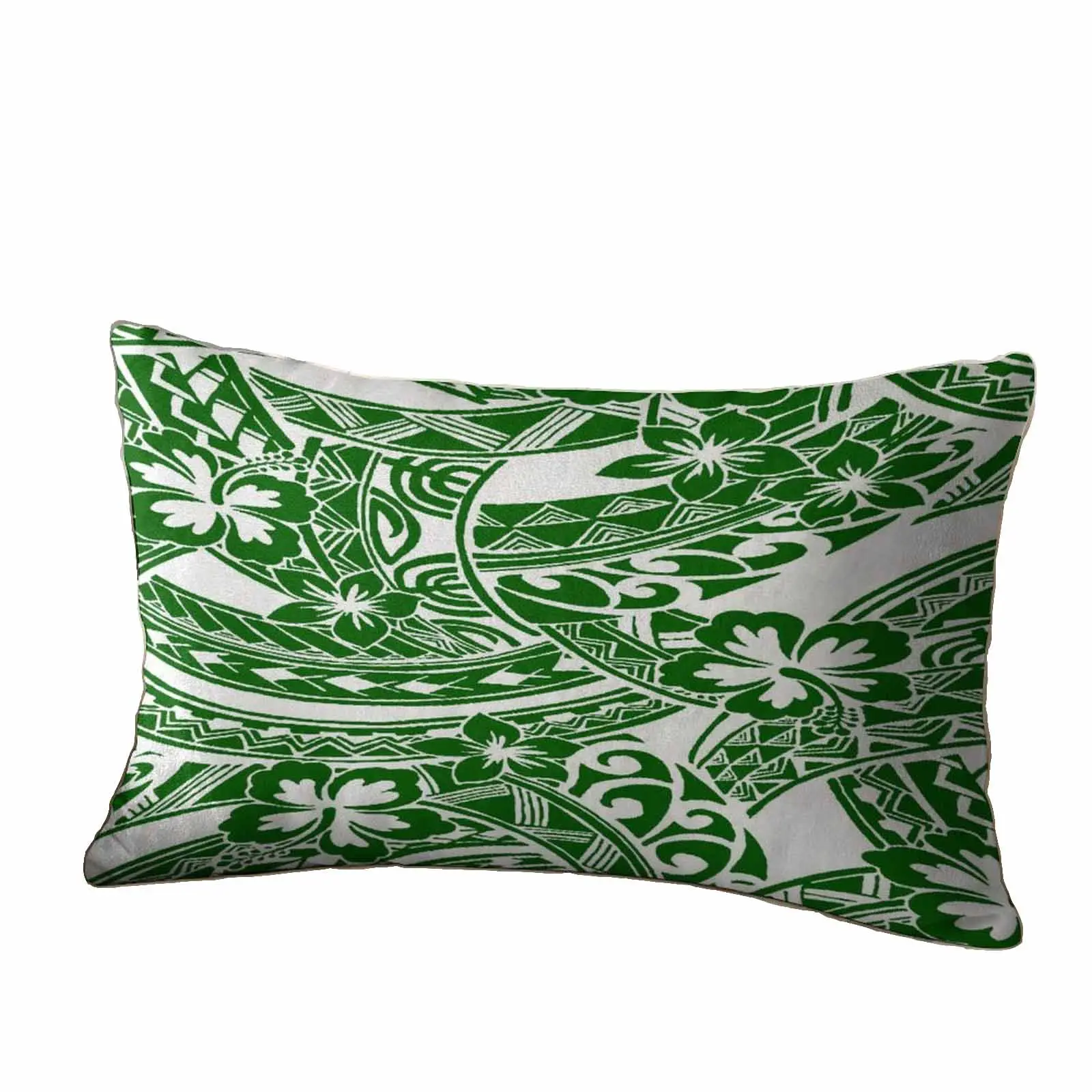 Polynesian Vintage Tribe Design Pillowcase Custom Pillowcase Pattern Canary Soft Comfortable Durable Pillowcase Sofa Bed Decoration Pillowcase Party Custom Pattern Personalised Text Logo Name Pattern Photo Pillowcase