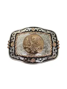 Western Style Centenary Belt Buckle Hebilla Vaquera Centenario