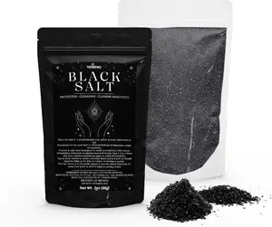 Yerbero - Black Salt for Protection 2oz (56g) - Sal Negra - Essential Wiccan & Witchcraft Supplies for Rituals, Spells, and Purification - Premium Sal Negra for Brujeria, Spiritual Cleansing.