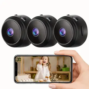 Compact Wireless Security Camera, Intelligent 2.4Ghz Wifi Indoor/Outdoor Monitoring, Access Via Mobile App Anytime, Home Assistant, Wireless Camera fo