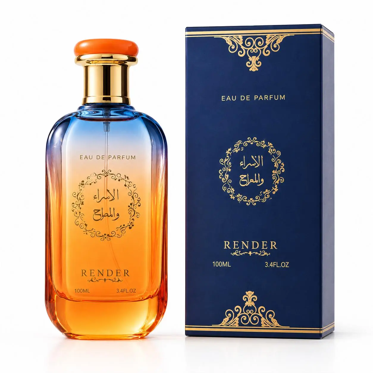 Men's perfume, citrus cologne with fresh trendy aroma showing masculine charm, attracts women, long-lasting attractive scent, a must-have for dates, ideal Valentine's Day gift, 100ml each bottle
