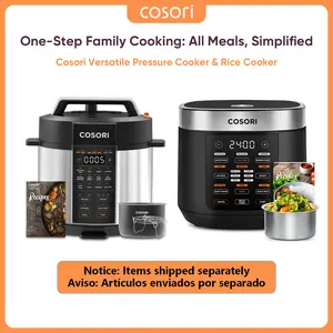 COSORI 9-in-1 Electric Pressure Cooker & 18-in-1 Rice Cooker Bundle: 6 Qt & 5 Qt, Rice, Sauté, Slow Cook, Steam, Sous Vide, Sterilizer, Stainless Steel & Nonstick Inner Pots, 24H Warm, 50 Recipes mothersdaygift