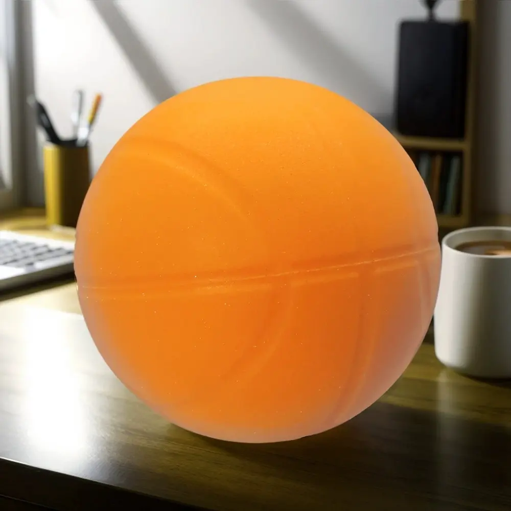 3D groove solid color orange