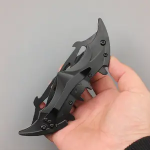 Fruit Knife,Bat Shaped Handle Folding Knife,Sharp DoubleBlade Fruit Knife