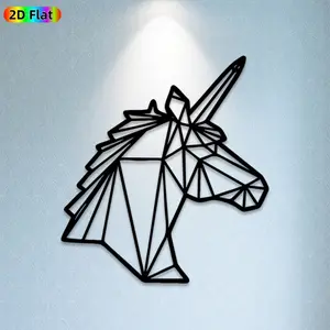 1pc Unicorn Metal Wall Art, Stylish Unicorn Statue Mural, Ideal Gift for New Year, Easter, Mythical Decor Enthusiasts, Weather-Resistant Metal Wall Decor Wall Sculptures, Perfect for Bedroom Wall & Garden Fence, Fantasy Art Enthusiasts