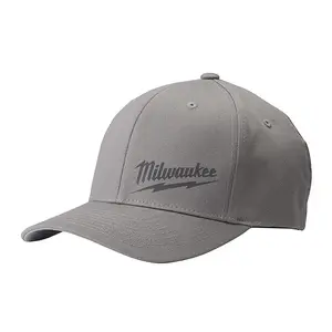 Small/Medium Gray Fitted Hat