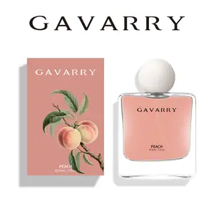 GAVARRY Peach Fragrance Perfume for Women, Fresh Sweet Aroma, Fruity Sweet Scent, Long-Lasting Scent, Ideal for Daily Wear & Social Gatherings, Eau de Parfume