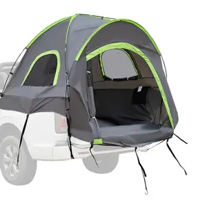 VEVOR Pickup Truck Tent, Fit 5.5-6.0 ft Truck Tents for Camping, Waterproof PU2000mm 2-3 Person Sleeping Truck Bed Tent with Double Layer Design Windows, Sturdy Truck Bed Camper Shell with Storage Bag