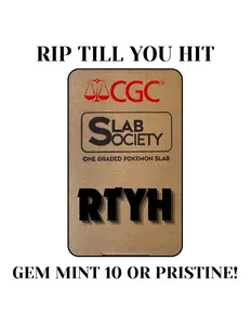 Slab Society Rip Till You Hit Gem Mint 10 or Better Graded Pokémon Cards - CGG Graded, Live Chaos, Unlimited Buys, Exclusive Chase Cards