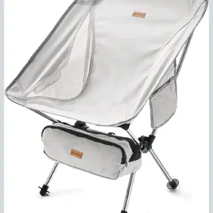 BISINNA Camping Chair - Lightweight Portable Folding Chair with Side Pocket, Larger Legs Ultralight Camping Chairs with Carry Bag for Hiking, Picnic, Fishing, Outdoor, Beach