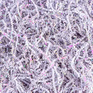 White Crinkle Paper Filler - 5oz Shredded Crinkle Cut Paper for  Baskets & Boxes, Protective Ornament Stuffing Grass for Wedding, Christmas, Valentine's Day, Birthday, Easter, Beauty