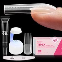 224 Pcs Tipex Long Square KIt with File