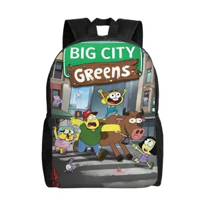 Big City Greens Backpack, Cartoon Anime Laptop Backpack Travel Backpacks for men women Casual Daypack for Hiking Gifts