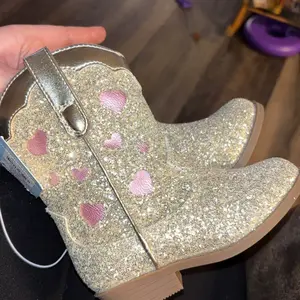 Toddler Dallas Glitter Western Boots - Cat & Jack