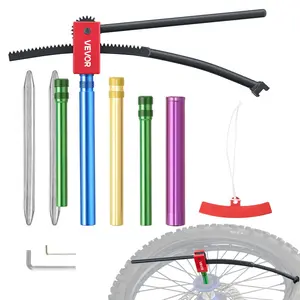 fathersdaygift  VEVOR Dirt Bike Tire Changing Tool Kit, Fits for Motocross Enduro 16-21 Wheels, Includes 15-25 mm Axle Adapters, Dirt Bike Tire Changing Tools Compact Changer with 2 Irons and Protective Sleeve