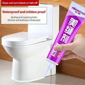 Tile Grout Sealant Waterproof Anti-Mold Home Kitchen Bathroom Gap Filler Sealing Glue, 1/2 Piece Tile Joint Repair Compound