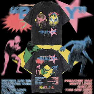 BoostedStyle - EL MATON Bully Album 2026 Graphic T‑Shirt, Ye Stans Music Graphic Hoodie, Y2K Hip-Hop tee, Mexico style menswear