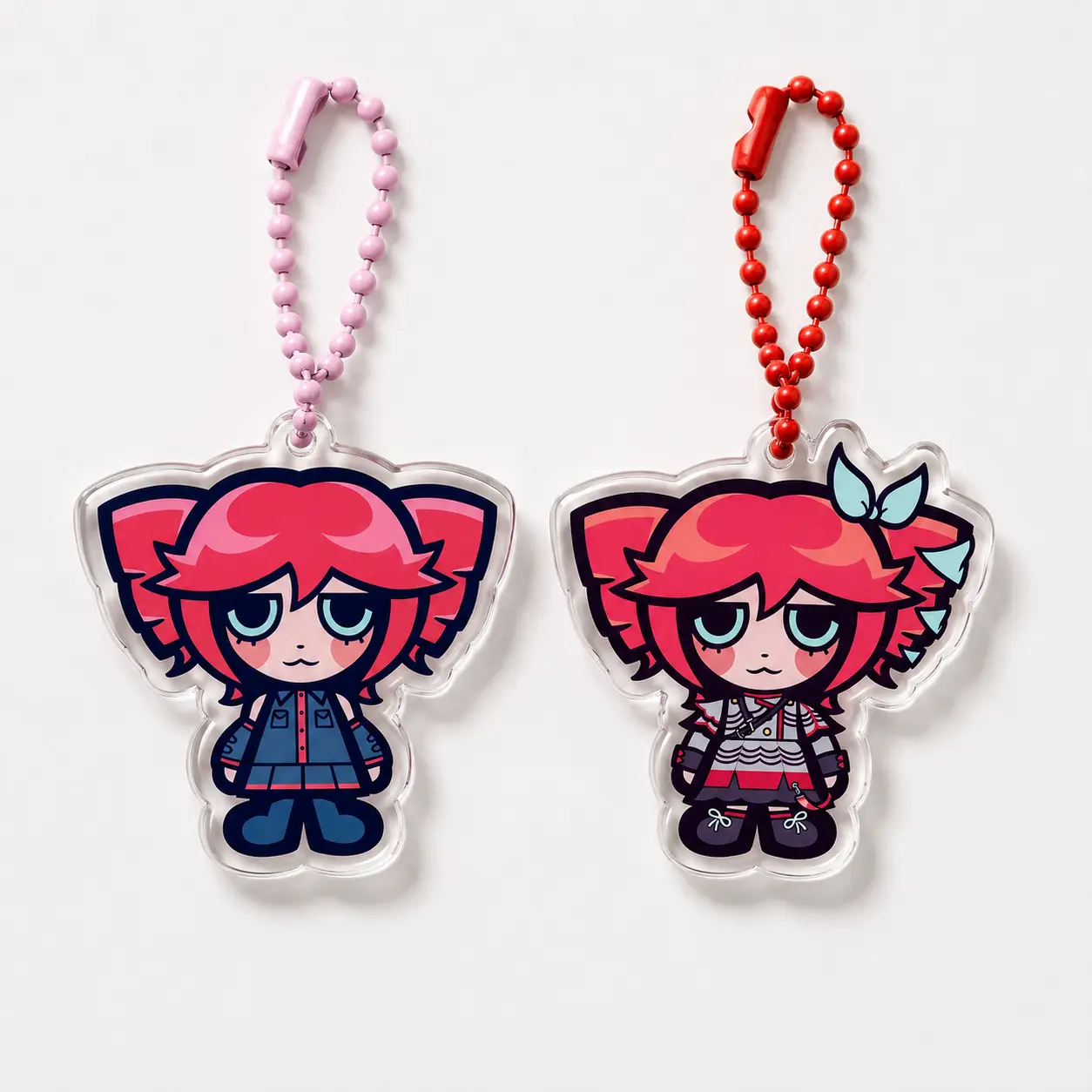Kasane Teto Pink Acrylic Keychains | Birthday Gifts Accessories For Fans