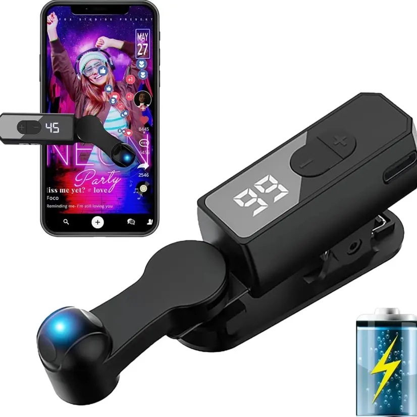 2025 Rechargeable Automatic Clicker Speed Tool, Fast Screen Tap Simulator for Smartphones, Controllers, Mobile Game Trigger, Smart Trigger for Shopping, Rewards, Live Broadcast Likes and Tasks, Portable Selfie Screen Remote Controller