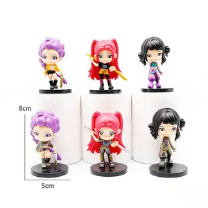 Demon Huntress Squad K-Pop "Tiger Star" Series — Trendy Collectibles & Art Toys | Cartoon-Anime Style Desktop Decor & Display Models | Idol Collaboration Collectible Figurines
