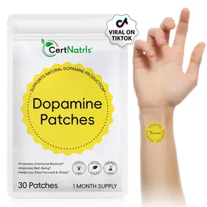 Certnatrls Dopamine Patches 30/60/90/120 Pieces, Plant-Based Formula, Gentle Nourishment, Supports Emotional Balance, Waterproof Sweatproof