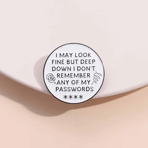 Slogan Pattern Brooch, Fashion Lapel Pin Brooch for Party, Daily Clothing Decor, Trendy All-match & Exquisite Brooch Pins for Birthday Gift, Fashion Accessory, Clip, Alloy Brooch Pin