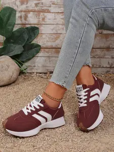Women's Fashion Flat Athletic Shoes, Breathable Walking Sneakers, Comfortable Support, Ideal for Daily Wear & Fitness, Casual Sports Shoes