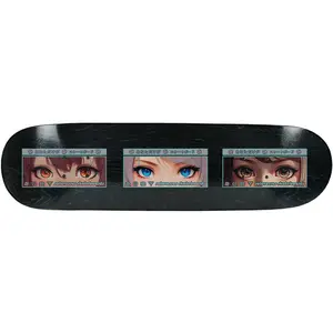 solovossos Anime Eyes Skateboard deck