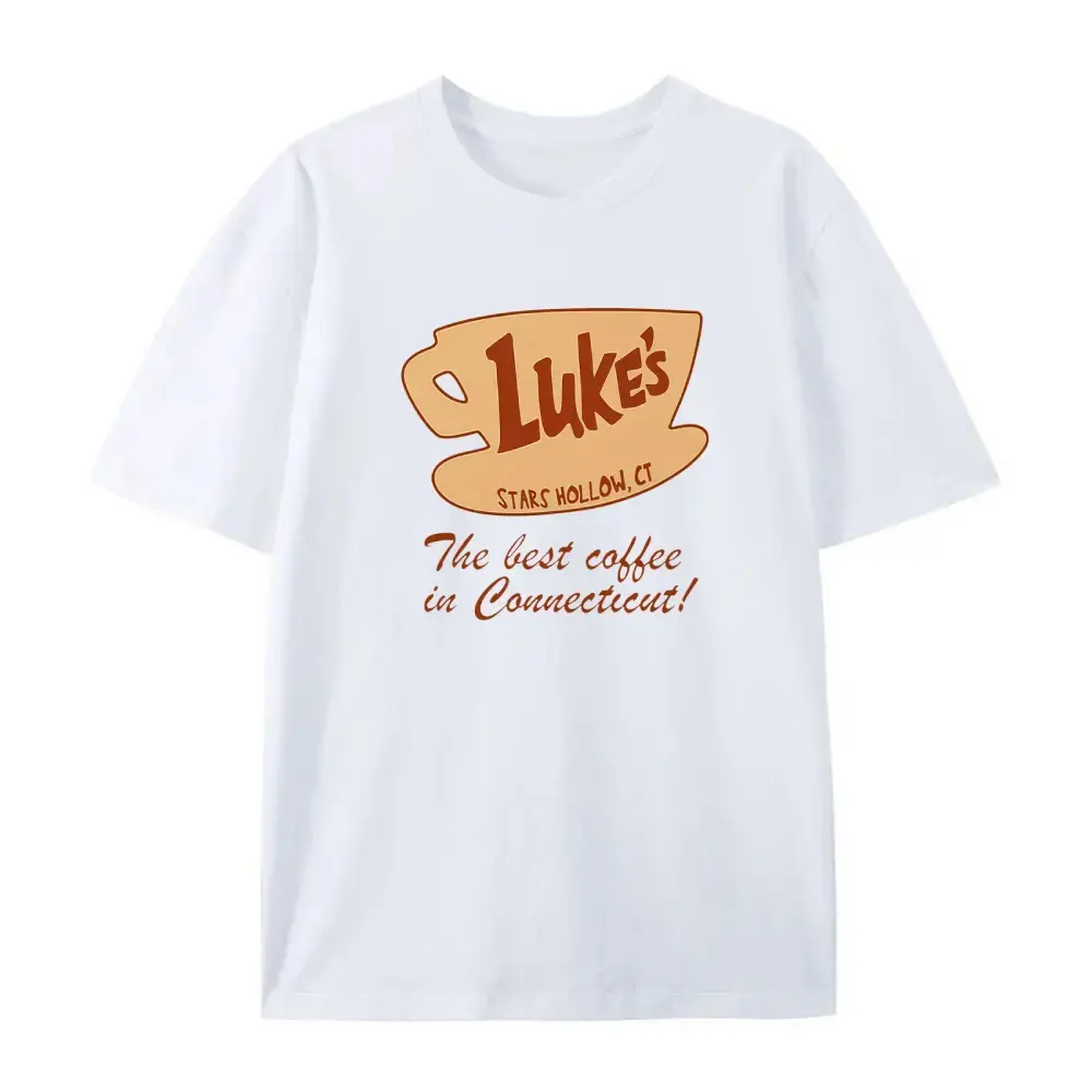 Hollow Luke's Coffee Shirt, Best Coffee In Connecticut, Stars Hollows Shirt, Tv Show Shirt, Lukes Coffee T-shirt