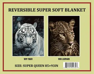 2ply reversible blanket size super queen the weight 6lb