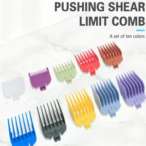 Universal Hair Clipper Guide Combs / Professional Barber Accessories, Trimmer Attachments & Replacement Guards Set / Universal-Fit Guide Combs / Colored Clipper Accessories / Hairdressing Tools / Barbershop Essentials