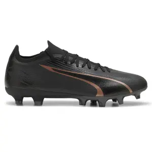 PUMA Mens Ultra Match Soccer Cleats - Black PUMA Mens Ultra Match Soccer Cleats - Black