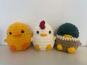 Crochet Birds Plushie Stuffed Animal