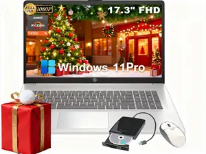 HP Laptop 17.3” FHD+Ryzen 5 7430U + Up to 64GB/2TB SSD! Student/Office Laptop +$199 Accessory Bundle
