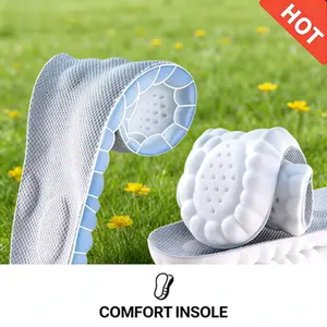 4D Cloud Technology Insole - Super Soft, Ultra Comfort Insoles, 4D Sports Shoes Insoles, Acupoint Massage Insole for Foot