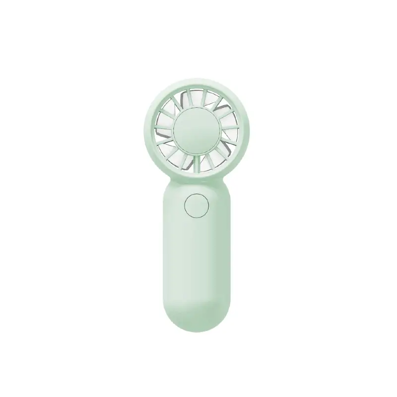 High-speed mini portable hand fan, with three-speed adjustment, small rechargeable USB personal fan, suitable for women and girls doing makeup, applyi