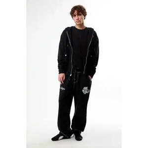 True Religion Men's Crest Big T Baggy Sweatpants