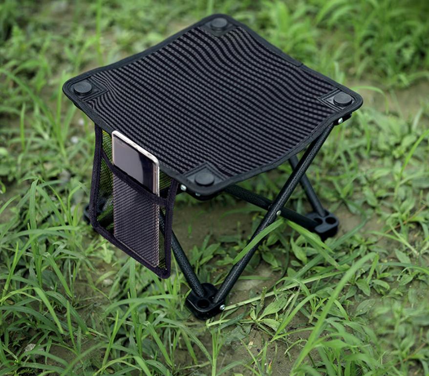 KingCamp Camping Stool – Small Portable Folding Stool, Mini Lightweight Backpacking Lounging Chair for Outdoor Camping, Hiking, Fishing, Travel, and Picnics