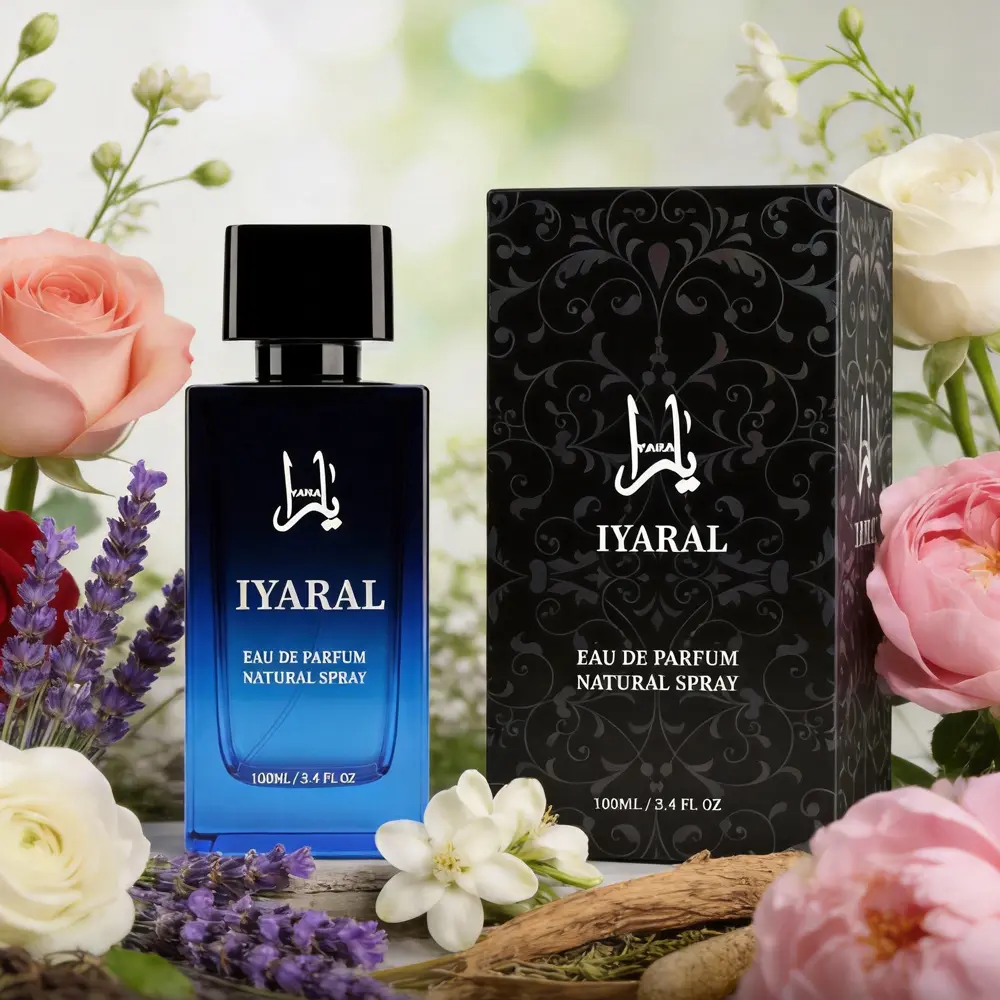 IYARAL Royal Black Eau De Toilette, Long-Lasting Warm Cologne for Men with a Fresh Blueberry Scent, Limited Edition Men's Fragrance Spray, 3.4 fl oz / 100 ml, Signature Scent