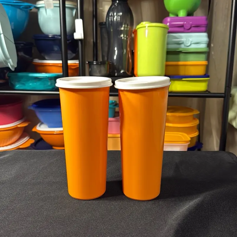 Tupperware 470ml Vasos Maravilla Orange