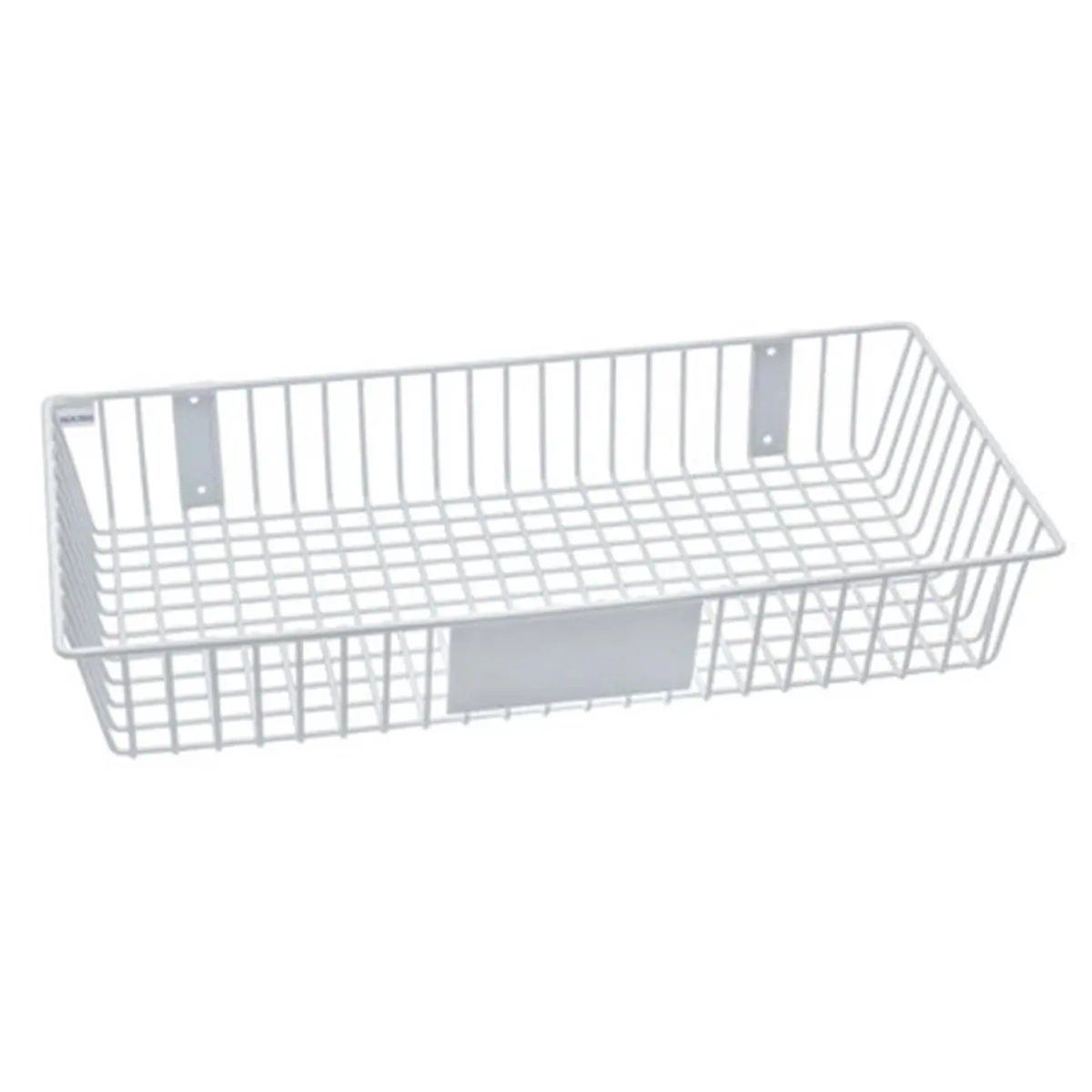 24 x 12 x 4 in. Wire Basket - White