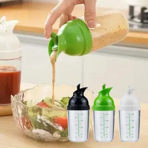 3 salad dressing containers, a must-have in the kitchen, leak proof and sealed, suitable for sauces, vinegar, oil and other seasonings, cheap goods Utensils