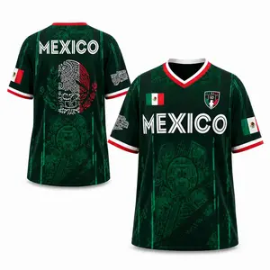 2026 Mexico Soccer Jersey – Chichén Itzá Pyramid Retro Football Shirt