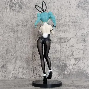 28cm Hatsune Miku Bunny Girl In Stockings Two Kinds Figure Model Statue Boys Collection Desktop Decoration Ornament Toys Gifts