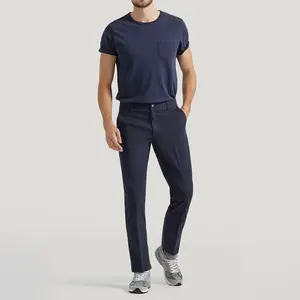 Men's Straight-Leg Sports Pants Dark Color, Stylish & Comfortable