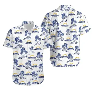 Hawaiian Shirt Twisted Tea Beer Beach Summer Button Down Mens Womens Hawaiian Shirts Lovers Gift Short Sleeve Hawaii Shirt Summer Beach Shirts