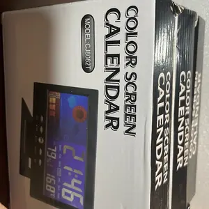 Color screen Calendar  and clock