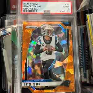 2024 PRIZM BRYCE YOUNG ORANGE ICE PSA MINT 9