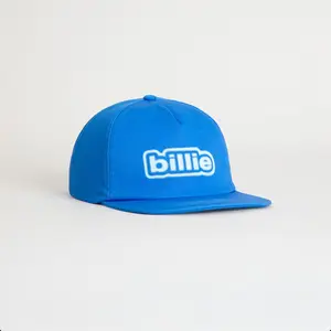 Billie Blue Flat Brim Snapback