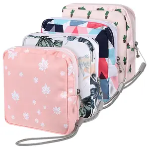 4 Pack Period Pouch Set – Portable Sanitary Pad Storage Bags for Purse, Cute & Discreet Organiser